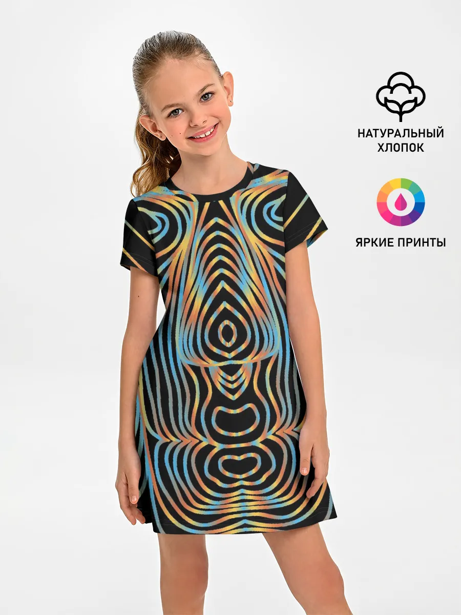 Детское платье / Неоновое свечение