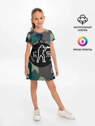 Детское платье / символика CStrike