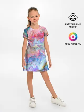 Детское платье / Радужное небо
