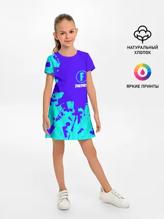 Детское платье / FORTNITE / ФОРТНАЙТ
