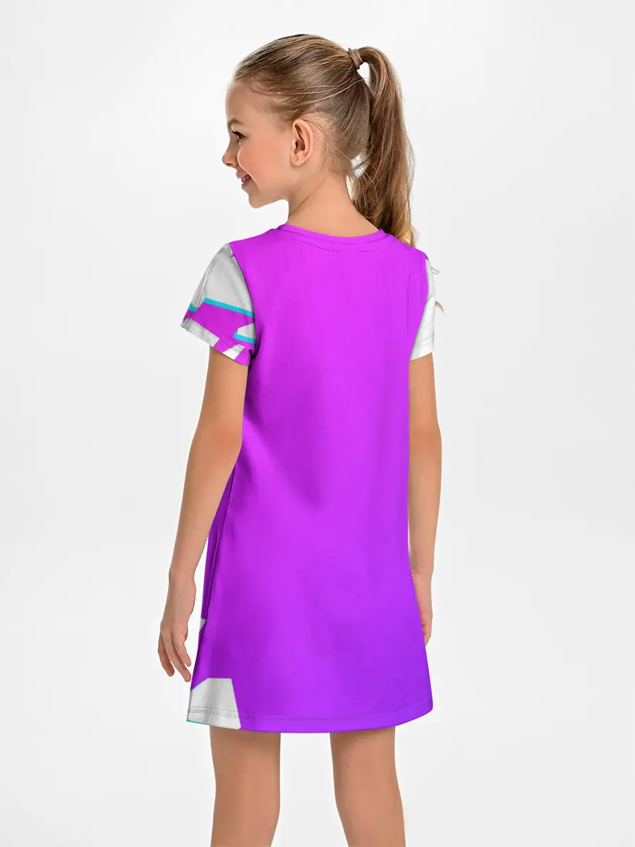 Детское платье / КРИШТИАНУ РОНАЛДУ / НЕОН