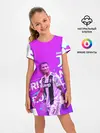 Детское платье / КРИШТИАНУ РОНАЛДУ / НЕОН