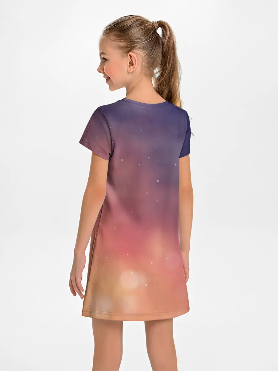 Детское платье / Абстракция Градиент Текстура
