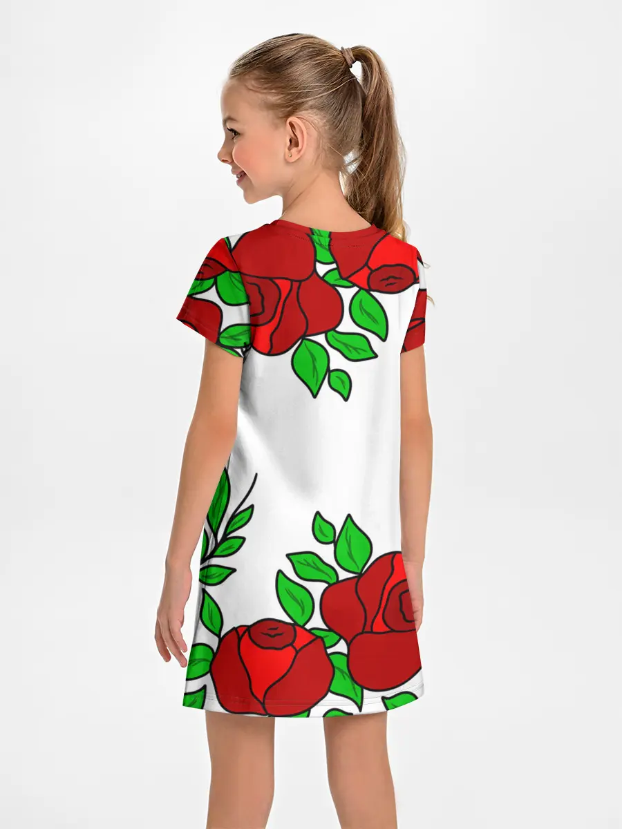 Детское платье / Юлия в розах