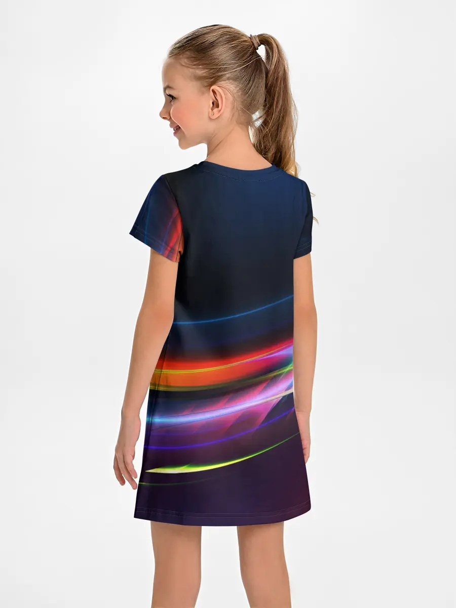 Детское платье / NEON STRIPES