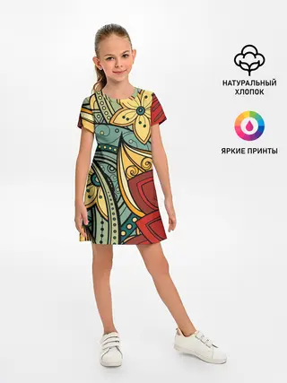Детское платье / ЯрКие ЦветЫ