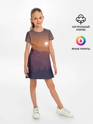 Детское платье / Горы
