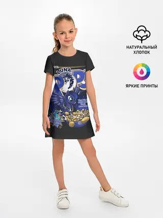Детское платье / Мой маленький пони Luna pops