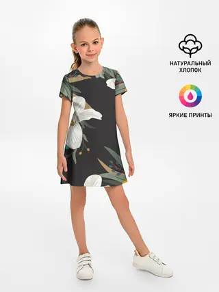 Детское платье / Цветочный арт