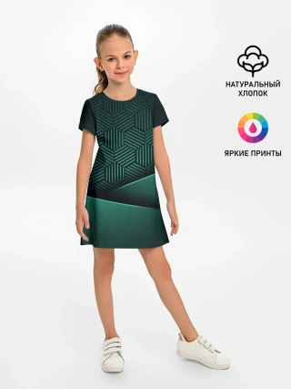 Детское платье / Luxury Green