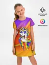 Детское платье / Единорог | Unicorn | Rainbow