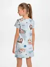 Детское платье / Паттерн ленивец космос полет