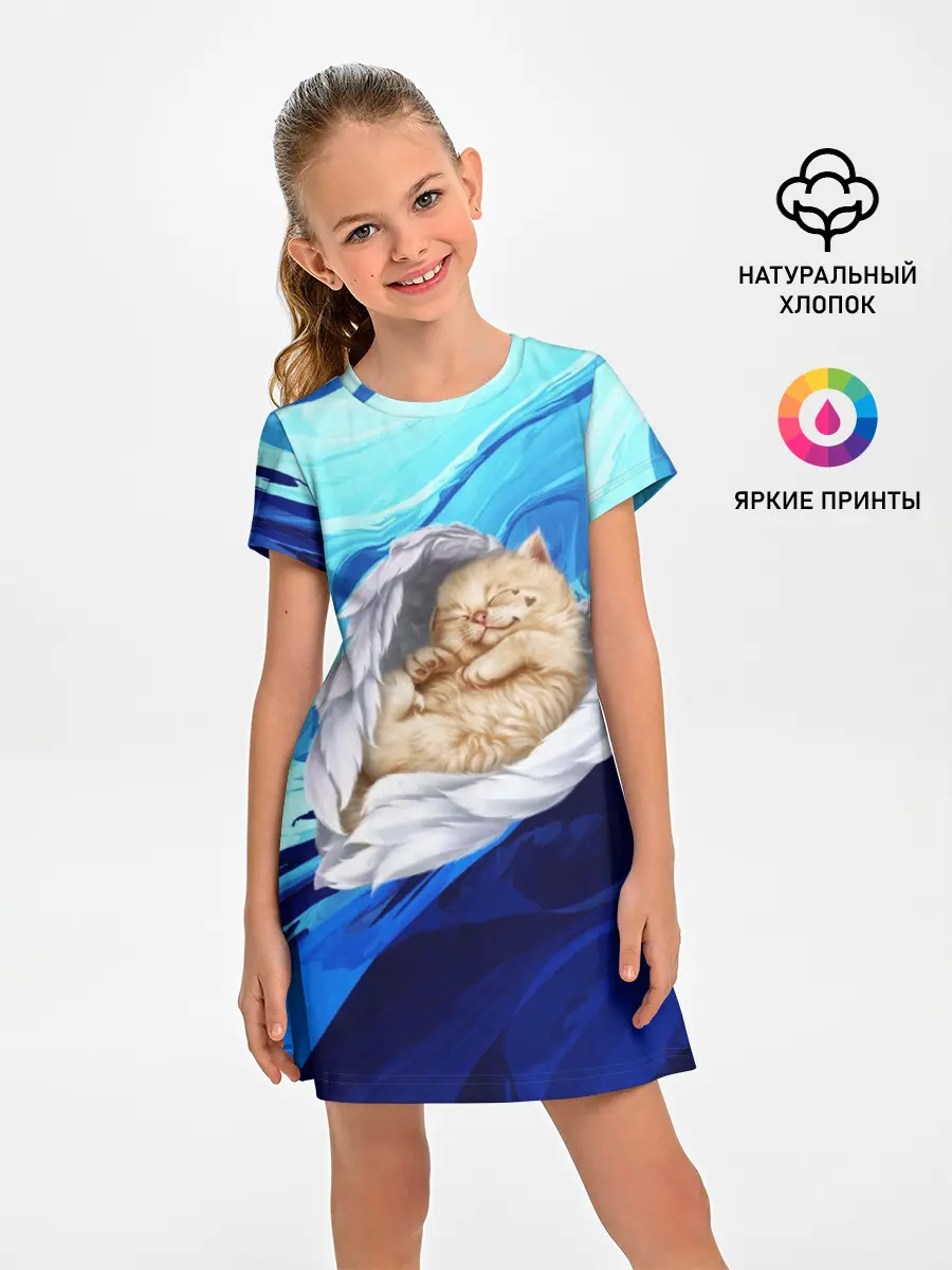 Детское платье / Котик Ангелочек