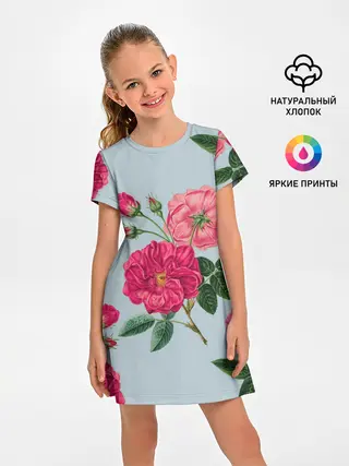 Детское платье / Чайная роза