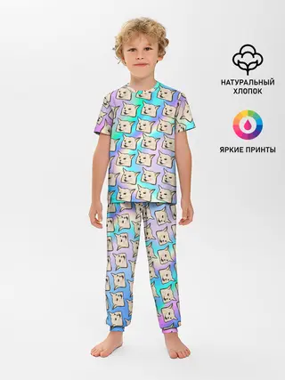 Детская пижама с брюками / woman yelling at cat