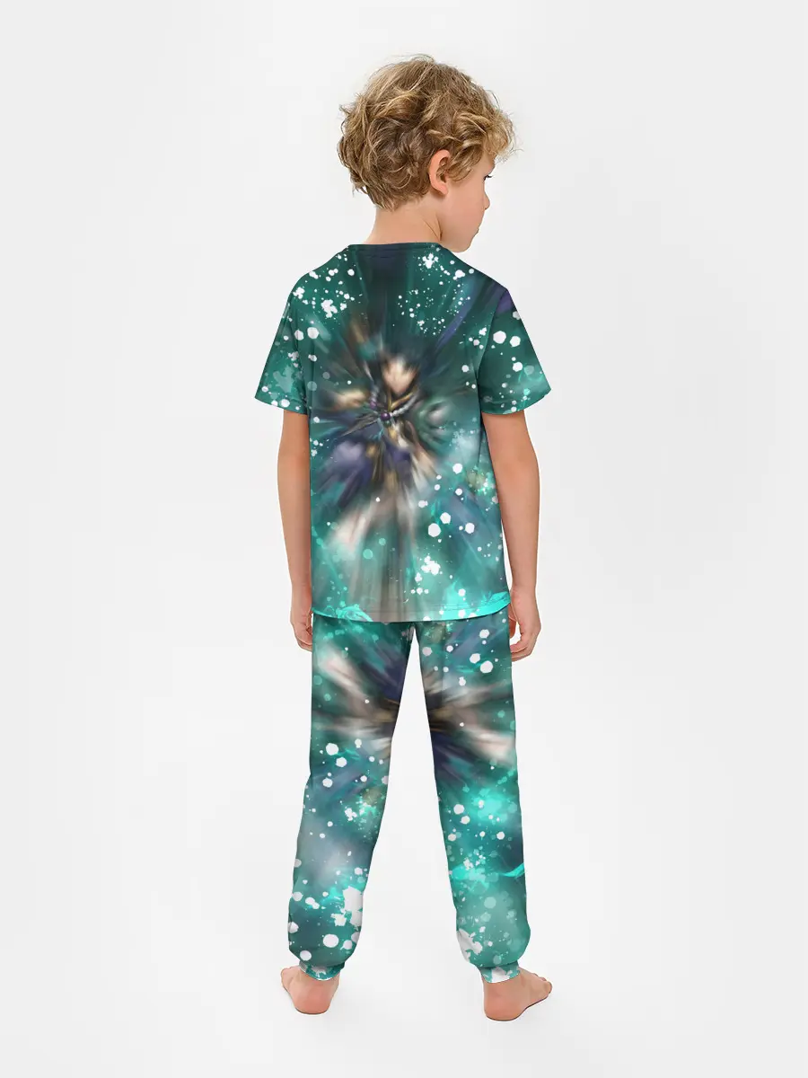 Детская пижама с брюками / Сяо | Геншин Импакт