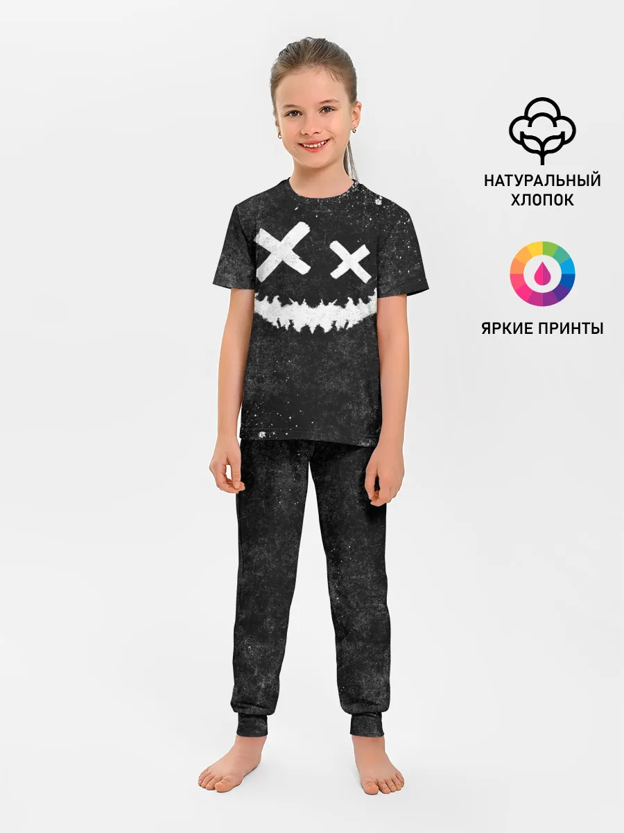 Детская пижама с брюками / BW Emoji