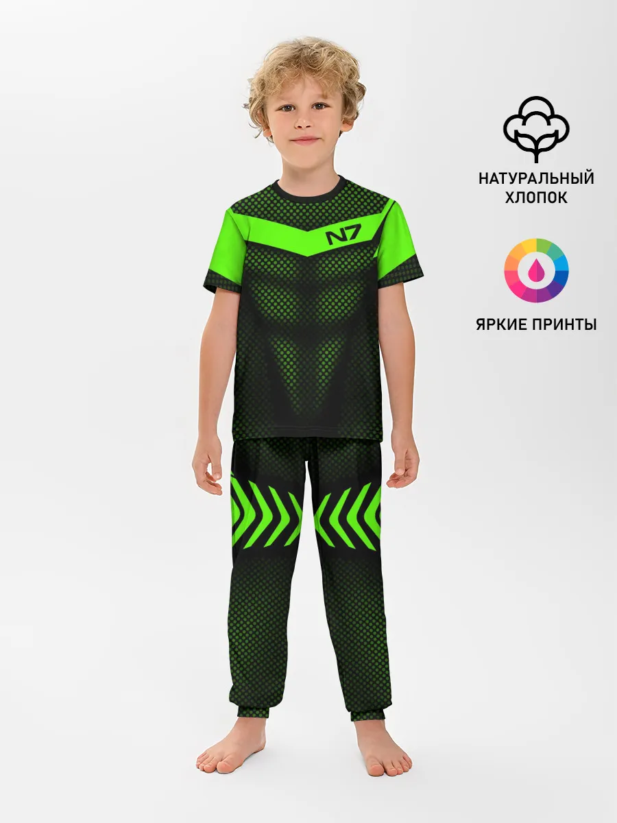 Детская пижама с брюками / Mass Effect N7