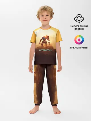 Детская пижама с брюками / Titanfall