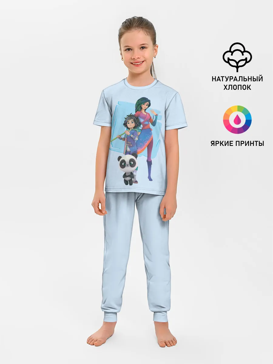 Детская пижама с брюками / Мэй и Бао