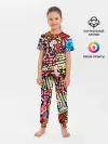 Детская пижама с брюками / Современное искусство