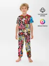 Детская пижама с брюками / Современное искусство