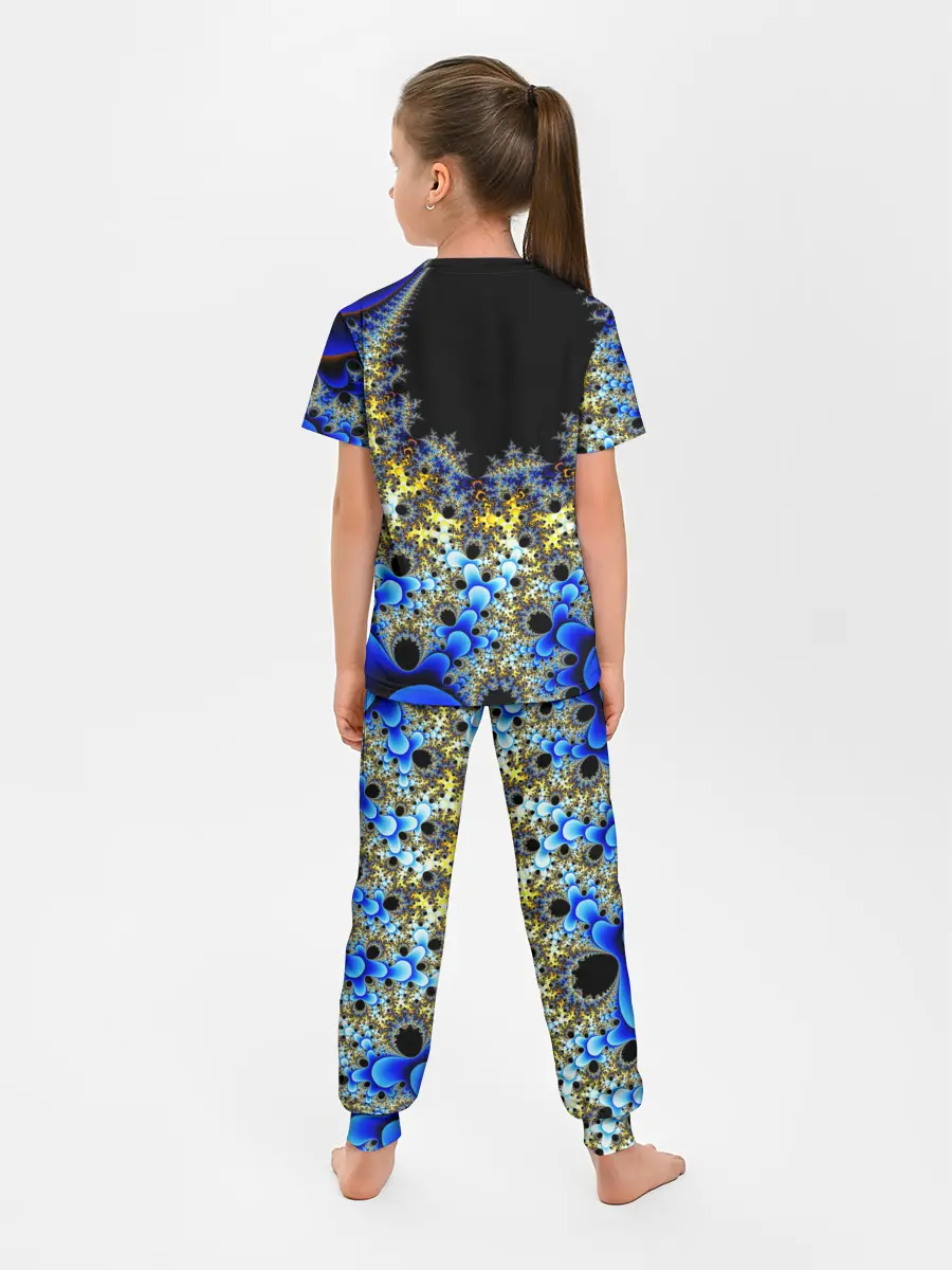 Детская пижама с брюками / Фрактальная материя l Fractal