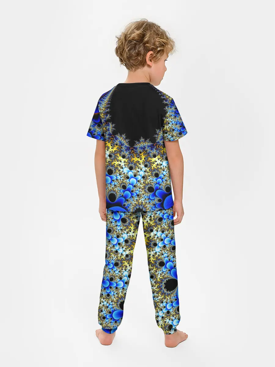 Детская пижама с брюками / Фрактальная материя l Fractal