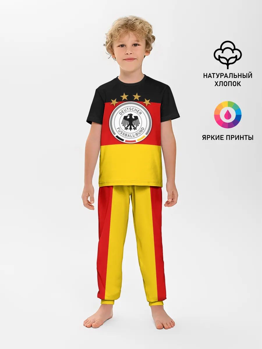 Детская пижама с брюками / Сборная Германии флаг