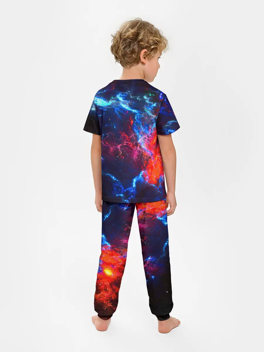 Детская пижама с брюками / Космос