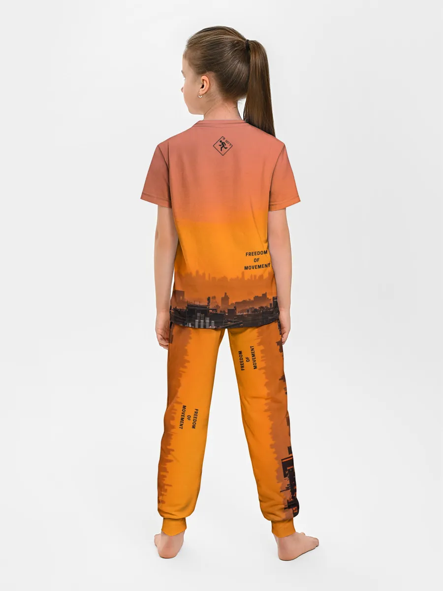Детская пижама с брюками / Street runner