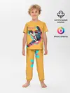 Детская пижама с брюками / Mo-Ri прыгает