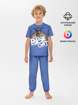 Детская пижама с брюками / Big Cat Floppa