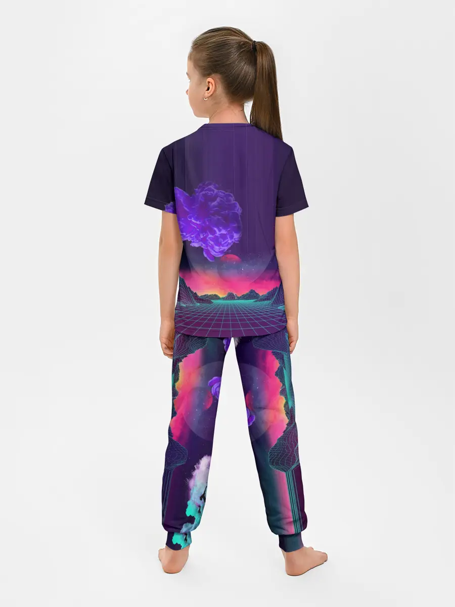 Детская пижама с брюками / Ретро 90-е.