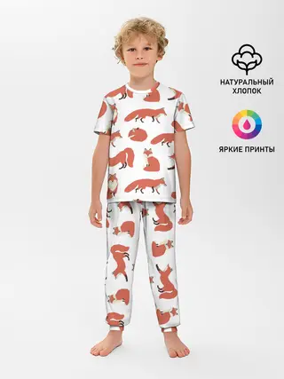 Детская пижама с брюками / Лисий хвост