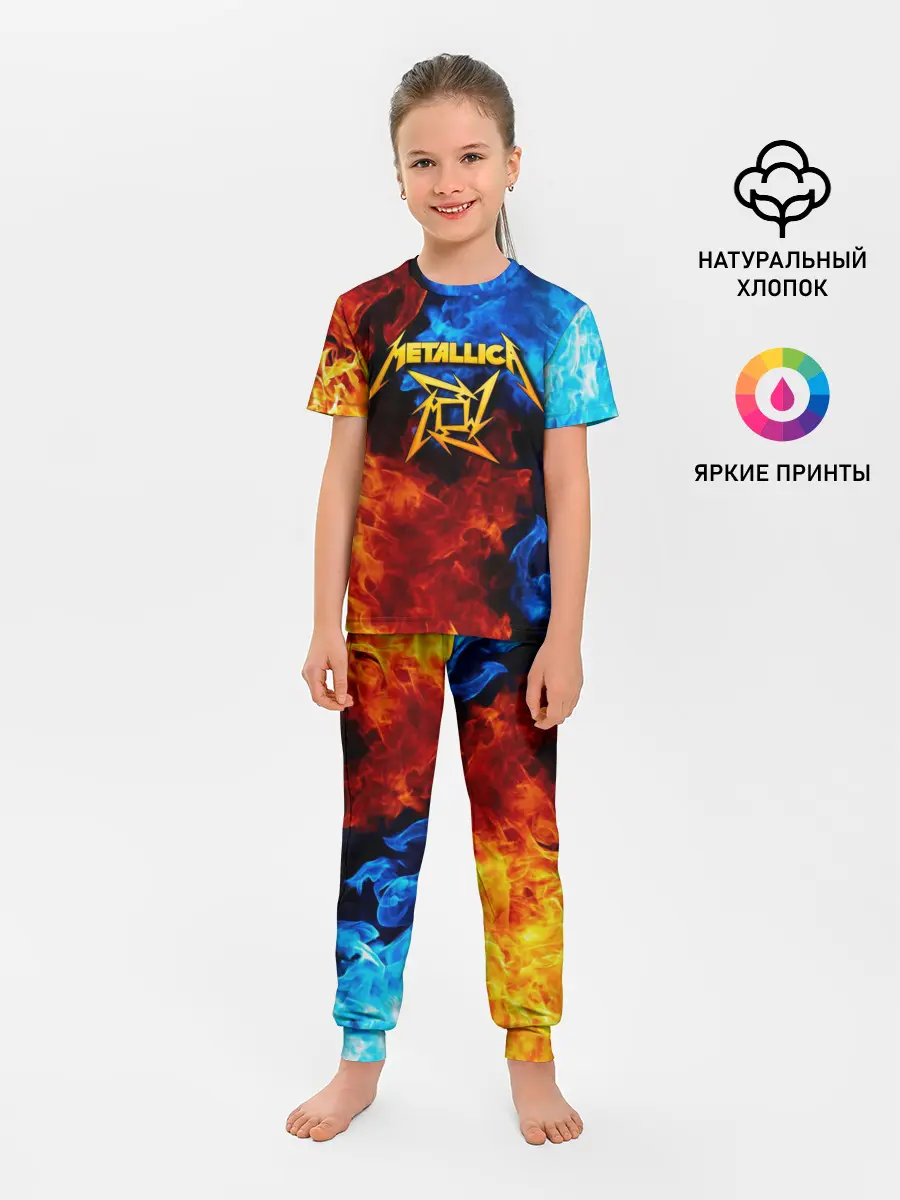 Детская пижама с брюками / Metallica