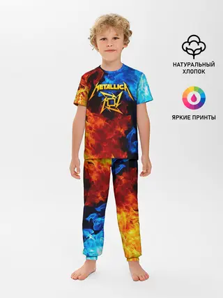 Детская пижама с брюками / Metallica
