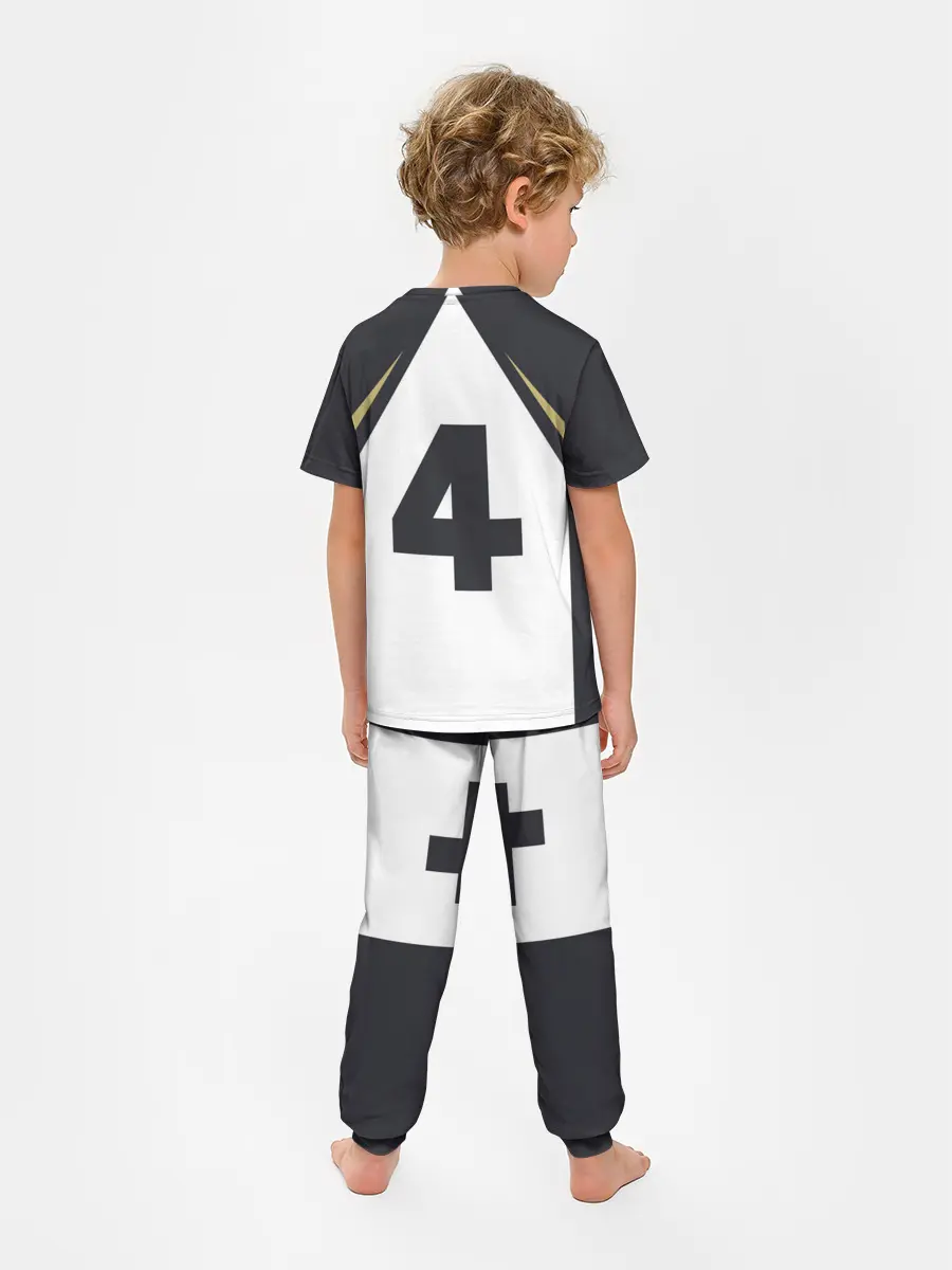 Детская пижама с брюками / Бокуто 4 форма Фукуродани