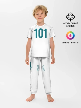 Детская пижама с брюками / Squid game - Чан Док Су 101