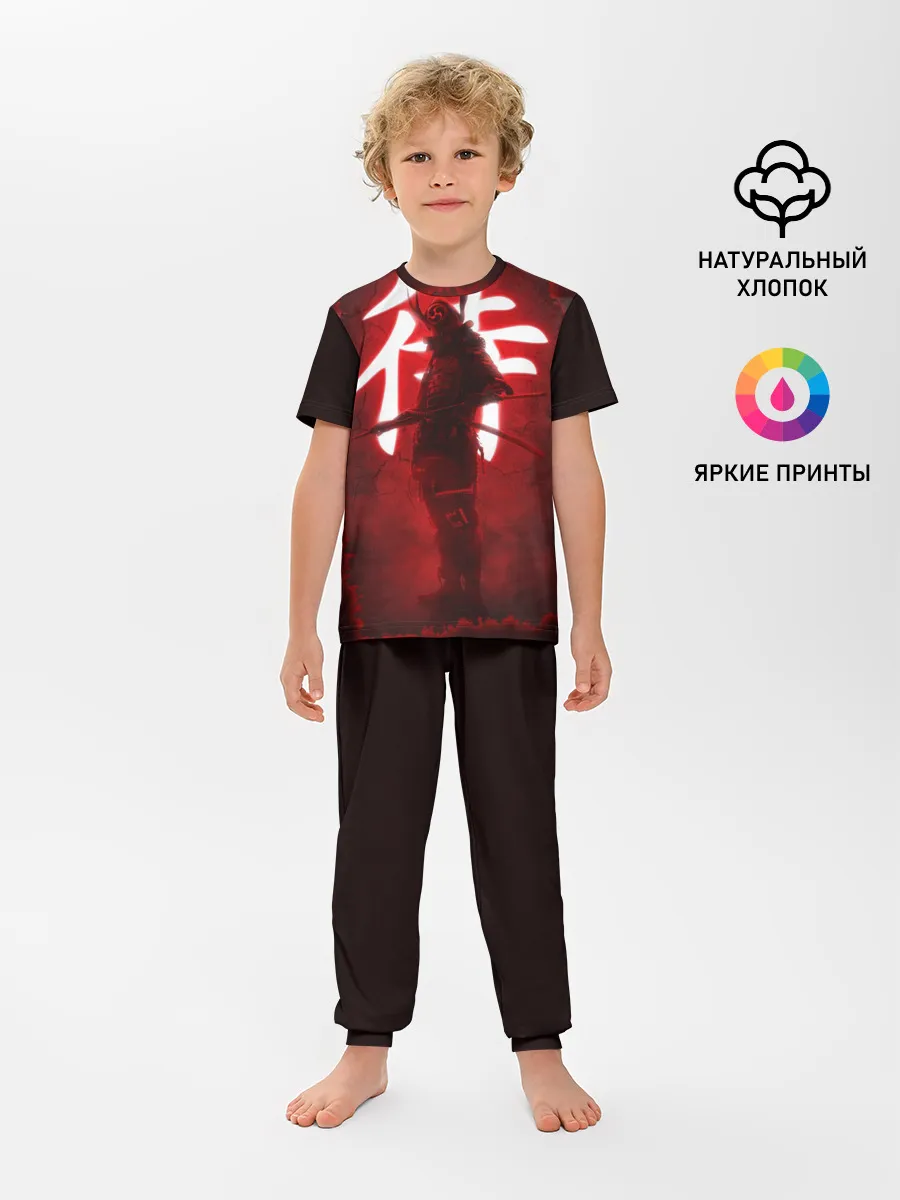 Детская пижама с брюками / NEON SAMURAI