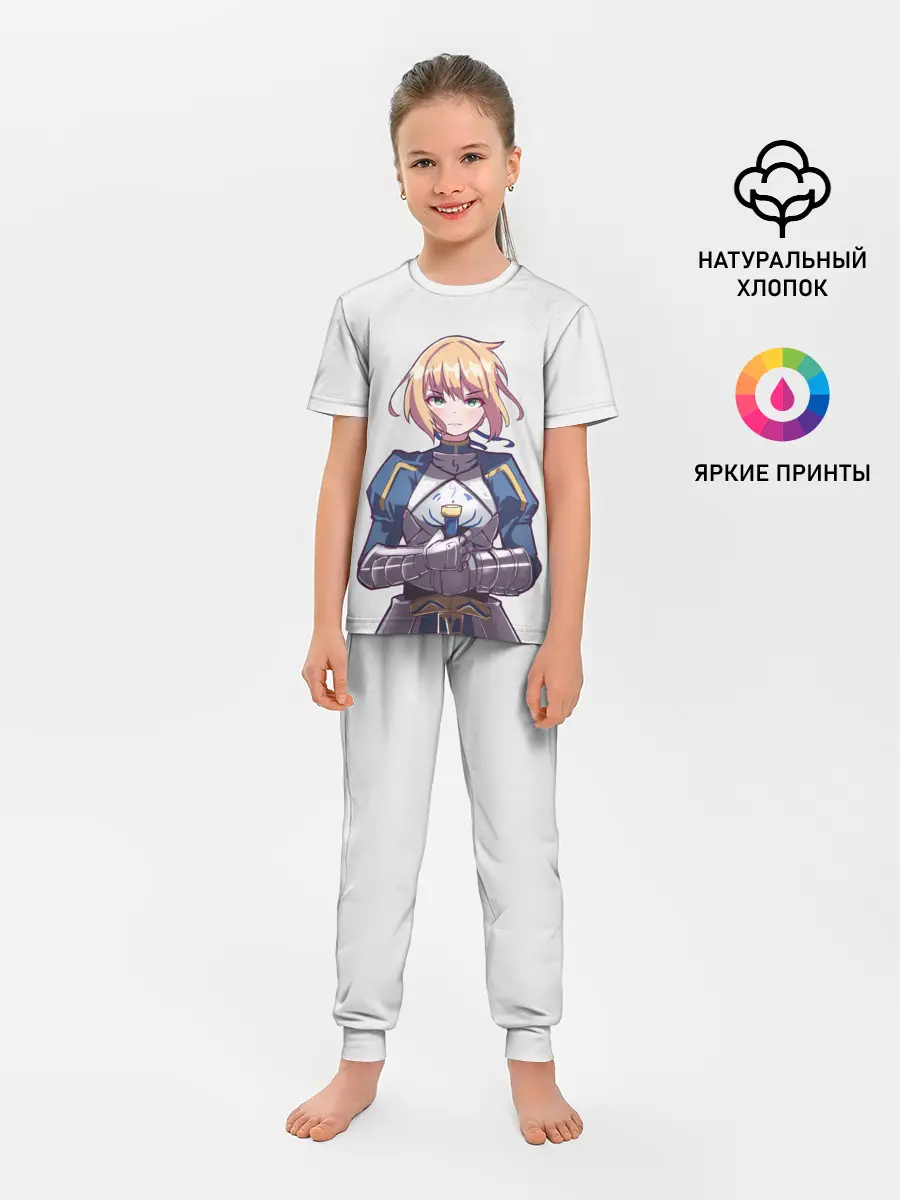 Детская пижама с брюками / Девушка рыцарь