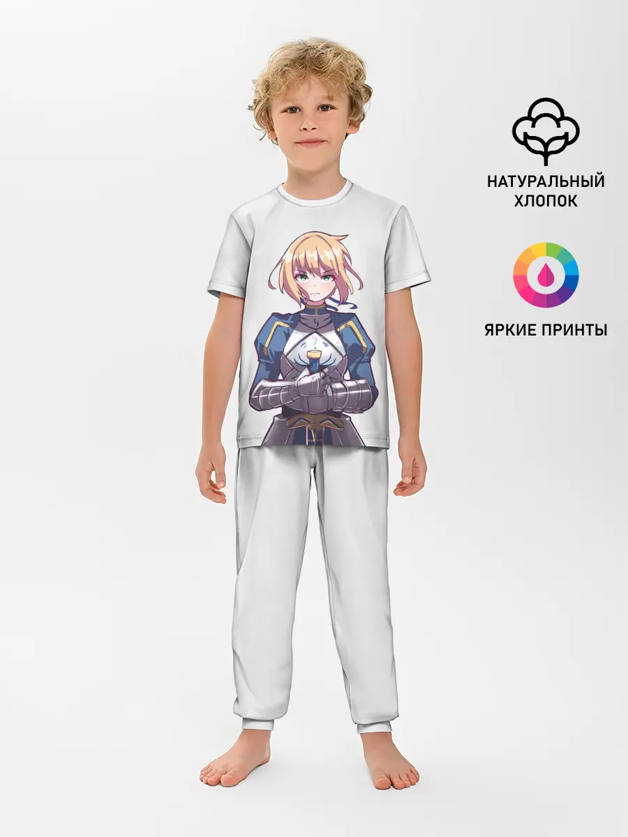 Детская пижама с брюками / Девушка рыцарь