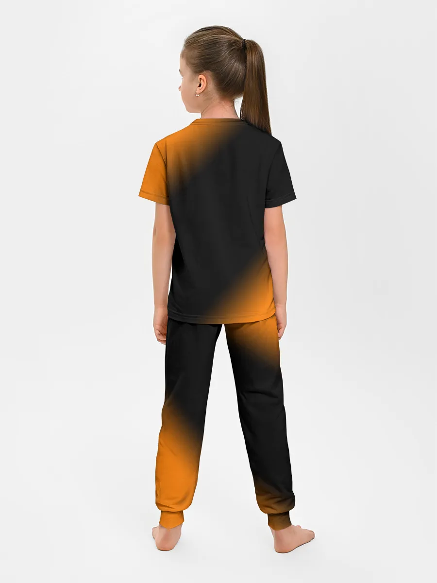 Детская пижама с брюками / Лисичка - Градиент