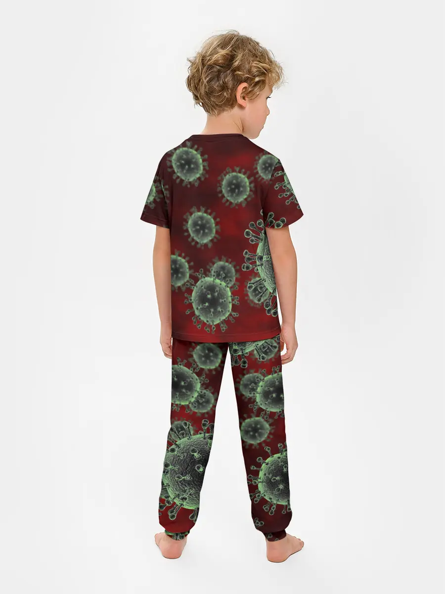 Детская пижама с брюками / COVID-19
