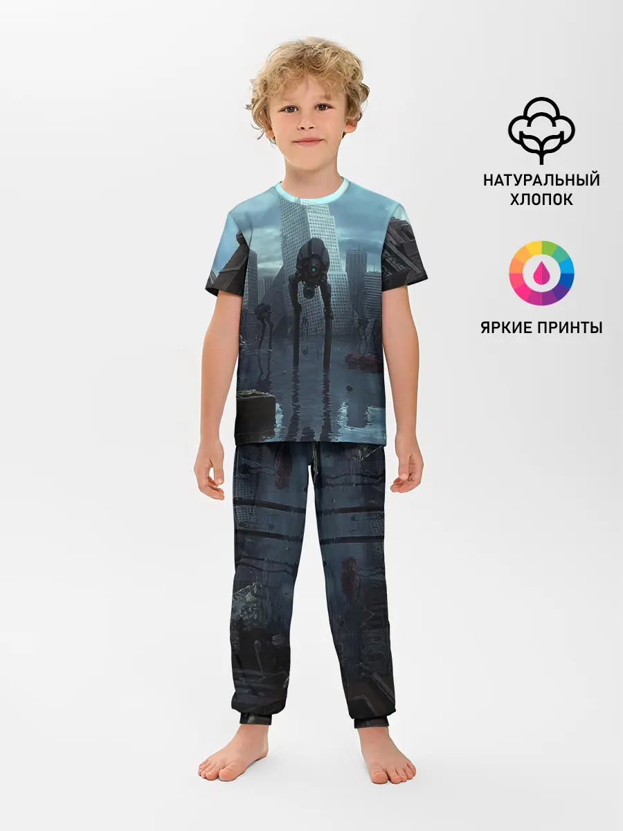 Детская пижама с брюками / Халф-лайф