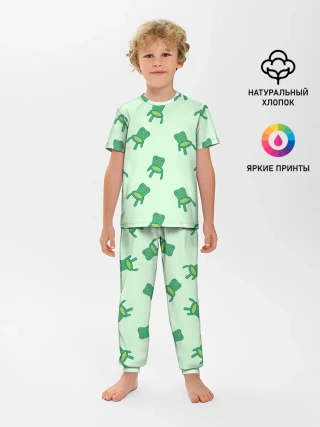 Детская пижама с брюками / Froggy crossing