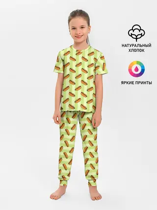 Детская пижама с брюками / Хотдог