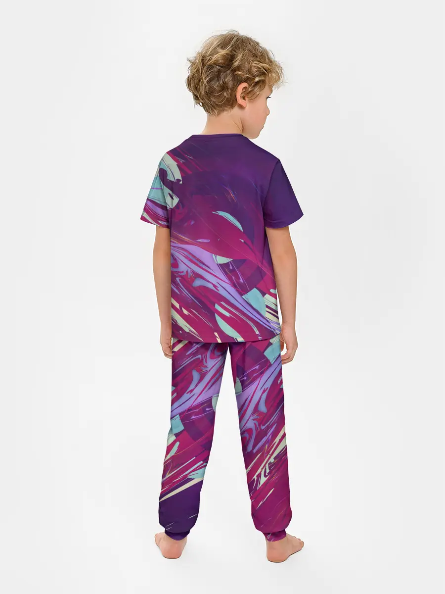 Детская пижама с брюками / Мощный градиент