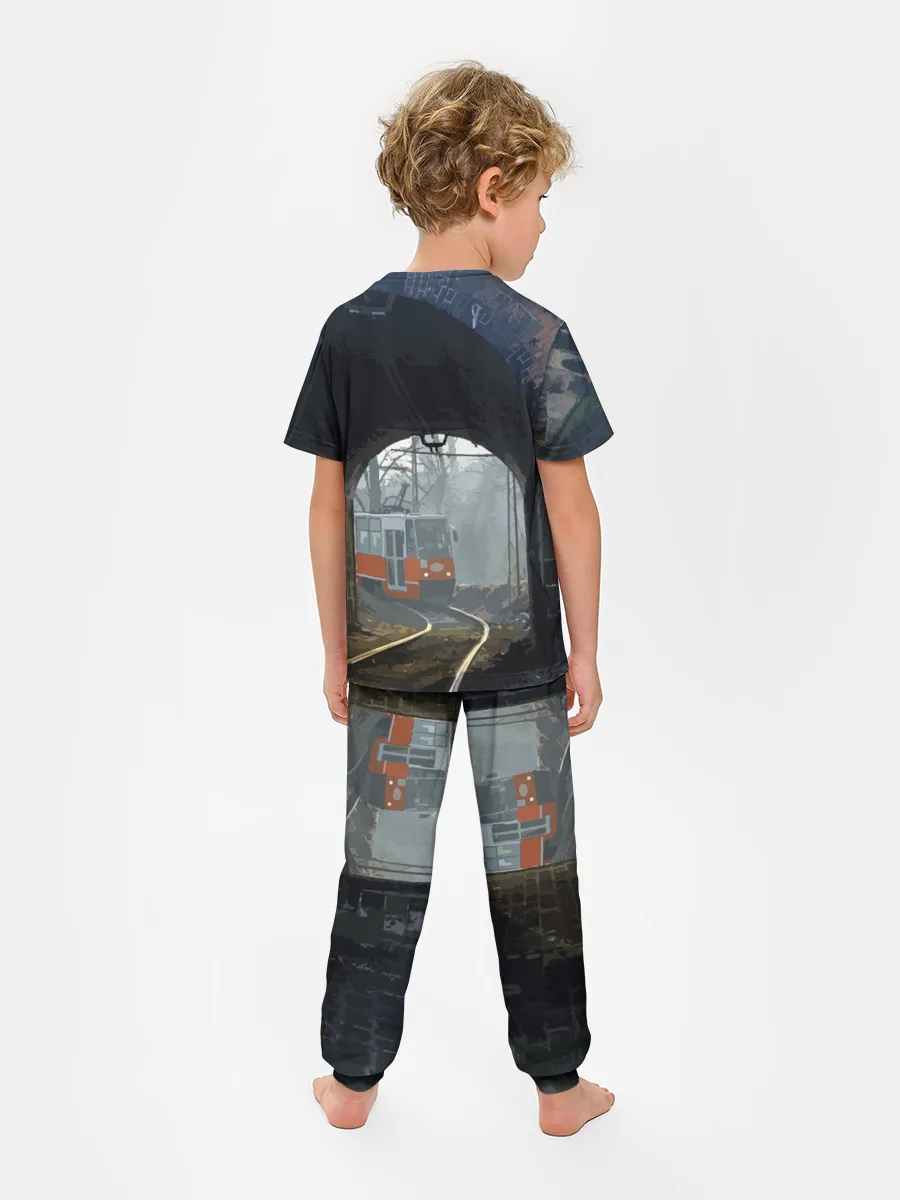 Детская пижама с брюками / Трамвай