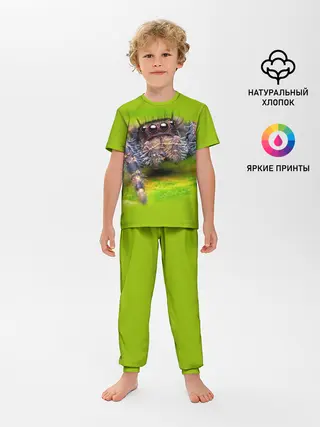 Детская пижама с брюками / ПАУК МАКРО